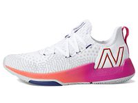 New Balance Women's FuelCell 100 V1 Cross Trainer, White/Magenta Pop/Electric Red, 10.5 Wide US