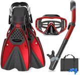 AosDero Mask Fins Snorkeling Gear f