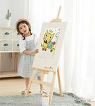 Grandink® Wooden Easel Stand for Kids with Height and Angle Adjustment 4 Feet (120cm)