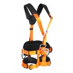 QIANJIEER Full Body Climbing Seatbelt - Detachable Tree Climbing Safety Seat Belt, Rappelling Roof Tower Fire Rescue Construction Climbing Gear