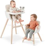 Mallify 3-in-1 Wooden High Chair, C