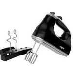 La'Vite Electric Hand Mixer With Dough And Beater Hook, Wall Mounting Bracket With Detachable Attachement, Black, 300 W