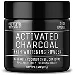 Teeth Whitener - Plaque Remover for Teeth - Natural Teeth Whitening Kit - Teeth Whitening Powder - Activated Charcoal - Removes Up to 100% of Surface Stains - Peppermint - Pro Teeth Whitening Co.