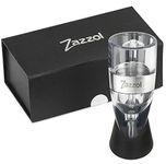 Zazzol Wine Aerator Decanter - Must Have Wine Accessories Gift Set - Your Wine Will Taste Significantly Better in Seconds - Best Christmas and Holiday Gifts for Women and Men.