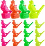 24 Pieces Bird Water Whistle Party Whistles Bird Whistle for Kids Novelty Water Warblers Bird Call Whistle Bird Whistle Toy Musical Instrument Toy for Water and Bath Play Party Favors Fun