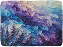 Ambesonne Purple Bath Mat, Lavender