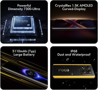 POCO X7 12GB+512GB Smartphone – Black