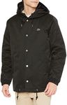 Lacoste Men's Outerwear (Official) Hooded Coach Jacket, Black, 52