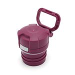 Standard-Mouth Replacement Flip Lid for Hydro Flask, Simple Modern Ascent, Classic Klean Kanteen. (Dark Magenta)