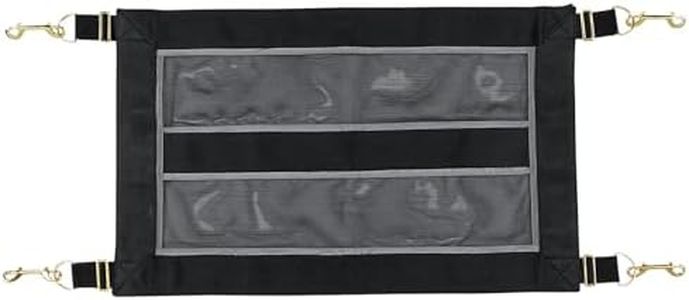 Dover Saddlery - Stall Guard, Color: Black/Grey, Size: Adjustable from 45" to 51"