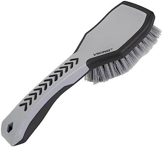 VIKING Tire Brush for Car, Wheel Brush for Car Wash, Cleaning Brush for Tires, Grey, 10.3 inch x 3.3 inch x 2.3 inch