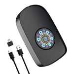 Whiriwhiri Undetectable Mouse Mover, USB Mouse Jiggler Automatic Shaker, Simulator On/Off Switch, Prevents Sleep Mode Keeps Computer Active Driver-Free for Laptop Desktop (Purple Jacaranda)