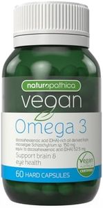 Naturopathica Vegan Omega 3 Capsules 60 Count