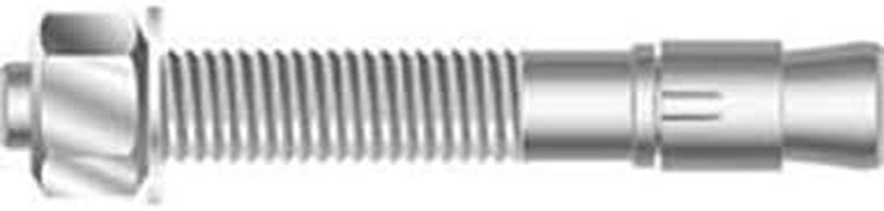 MKT Sup-R-Stud 303/304 Stainless Steel Mechanical Wedge Anchor, 1/4"-20 Thread Size, 1/4" Diameter x 3-1/4" Length (Pack of 100)
