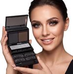 3-in-1 Eyeliner & Lower Lash Stamp Kit, 2026 New Waterproof Eyelash Stamp Tool, Quick Wing Eyeliner Stamp for Beginners, Black & Brown Ink, Smudge-Proof Lash Stamper (3)