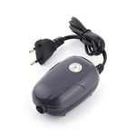 RS Electrical Plastic Super Silent Low Noise Single Aquarium Air Oxygen Pump for Fish (RS-290) by Visual Arrest