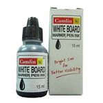 Camlin Kokuyo White Board Marker Ink 15ml (Black) Pack of 20