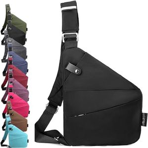 Sac de Voyage antivol, Sac antivol, Sac antivol, Sac bandoulière antivol Femme, Sac Poitrine en Nylon pour Homme et Femme, léger, Simple et de Grande capacité