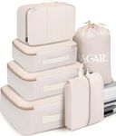 BAGAIL 6 Set Packing Cubes Luggage 