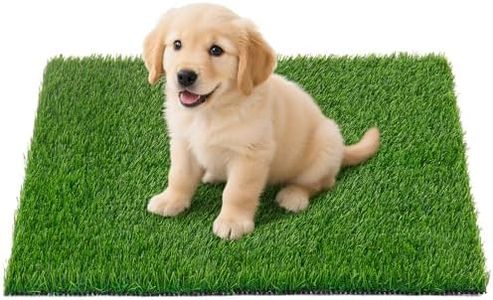 Fake Grass for Dogs - Artificial Pee Grass for Dog Potty Tray Training Pet Turf - Indoor and Outdoor Mat for Pet Training with Drainage Hole (39.4" X 19.7")