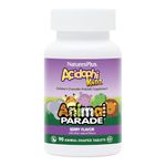 NaturesPlus Animal Parade Acidophikidz - Children’s Chewable Probiotic, Natural Mixed Berry Flavour - Vegetarian, Gluten Free - 90 Tablets