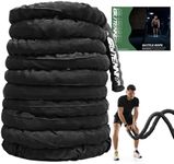 Battle Ropes Black Workout Rope 1.5