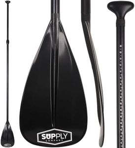 Pagaie de Sup – 3 pagaies réglables – Légère, Durable et Pliable pour Le Voyage – Pagaie Flottante avec Tige en Aluminium de Haute qualité et Lame en Nylon pour des Coups efficaces