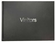 Esposti Large Hardback Visitors Guest Record Book | 720 Entries | Black | Size 270 x 200mm