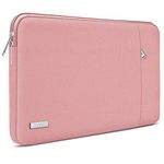 TECOOL 15.6 Inch Laptop Sleeve Protective Laptop Case 15.6 Inch for 15 15.6" HP Lenovo ThinkPad IdeaPad Dell Acer Asus Notebook Chromebook,Water-resistant Laptop Case Laptop Bag with Pockets,Pink