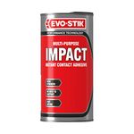 EVO-STIK Impact Adhesive, Multipurpose, High-Strength Adhesive, Bonds Instantly on Contact, Fast Drying, 500ml Tin