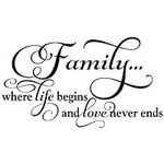Family Where Life Begins and Love N