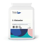 L-Glutamine Supplement (500mg) - 90 High Strength Capsules - Targeted Release Amino Acid Supplement| UK Manufactured to GMP Standards