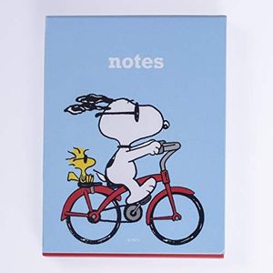 Snoopy On Bike Pocket Note