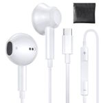 USB C Earphones for iPhone 16 Pro Max/16 Pro/16 Plus, ππ©π©π₯π Wired Headphones USBC Headphones for iphone 16 with Mic & Volume Control HiFi Stereo MFI Certified Earbuds for iPhone 15/iPad Pro