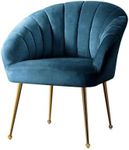 Artiss Armchair Velvet Navy Recline