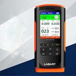 LABART Air Quality Monitor Air Pollution Detector Meter (with Bluetooth) HCHO TVOC PM2.5/1.0/10 Temperature and Humidity Detector 8-in-1 AQI Air Quality