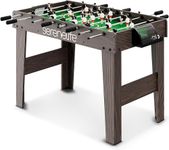 SereneLife Football Table or Foosball Game, Interactive Table Soccer Game, Tabletop, Mini Football, Games for Kids & Adults