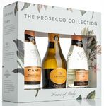 The Prosecco Collection - a gift box of 3 of Italy’s most famous Prosecco brands; Canti, La Gioiosa & Sant’Orsola - 3 x 20cl bottles