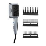 Conair 1875 Watt 3-in-1 Styling Hair Dryer with Ionic Technology, One Step Style and Dry, 3 Attachments to Detangle / Straighten / Volumize