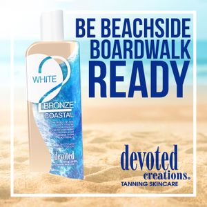 Devoted Creations White 2 Bronze Tan Enhancer, Coastal Blue, 251ml