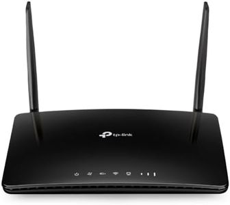 TP-Link AC1200 4G+ Cat6 Gigabit Router, Wireless, Dual Band, 4G/3G Network, Up to 300Mbps, SIM Slot, MU-MIMO, Full Gigabit Ports, OneMesh, Wi-Fi Router Mode, No Configuration Required (Archer MR600)