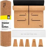 Luxury Cork Yoga Mat - Non Slip, Ex