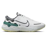 Nike Mens Renew Run 4 White/Black-Light Silver-Faded Spruce Running Shoe - 10 UK (DR2677-100)