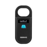 ISENVO Pet Microchip Scanner Rechargeable RFID EMID Micro Chip Reader Scanner 134.2kHz 125kHz 15 Digits Pet Chip ID Scanner for Animal/Pets/Pigs/Dogs/Cats (190A)