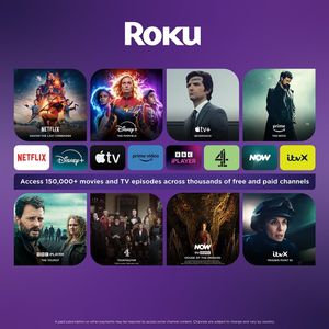Westinghouse 32" Smart LED TV – Roku OS, HD, Dolby Audio, HDMI, USB