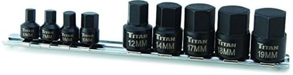 Titan Tools - 9-Pc 1/4 and 3/8 Dr S