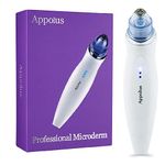 - Appolus Premium Diamond Microdermabrasion Device For Flawless Glowing Skin - 2 Diamond Tips - 5 Heads