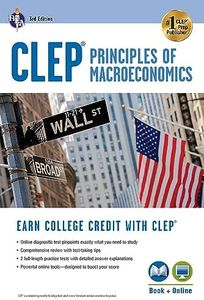 CLEP® Principles of Macroeconomics 3rd Ed., Book + Online (CLEP Test Preparation)