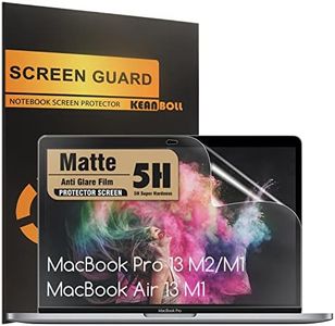 KEANBOLL 3-Pack Anti Glare Screen Protector for MacBook Pro 13 Inch M2 M1,MacBook Air 13 M1,Model A2338 A2289 A2251 A2159 A1706 A1708 A1989 A2337 M1 A2179 A1932,Eye Protection Anti Fingerprint