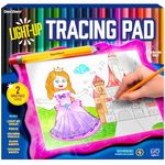 Light Up Tracing Pad for Kids - Arts & Crafts Art Writing Drawing Tracer Board, Craft Kit for Girls & Boys Ages 6-12 - Birthday Toys Gift Ideas for Girl or Boy 6+ Year Old Best Gift Toy - 6 7 8 9 10